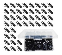 UPKOCH Lot de 100 Clips en Fer Noir pour Cadres Photo Boutons Tournants, Fixation Solide et Compacte Suspendre Murale D'œuvres d'art