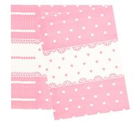 UPKOCH Lot de 100 Feuilles de Papier D'emballage Alimentaire à Pois Rose pour Bonbons, Film Alimentaire à Motifs Amusants, Emballage Présent Festif Polyvalent, Décoration Sucrée