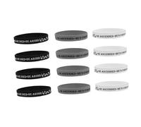 UPKOCH Lot De 12 Bracelets Bibliques En Silicone Pour Adultes Inspirés De La Bible Pour Fêtes Religieuses Et