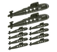 UPKOCH Lot de 12 Maquettes De sous-Marins Militaires en Plastique, Décorations Réalistes pour Garçon Et Filles Et Collectionneurs, Taille Compacte, Jouets De Table pour Décor De Plage Et Salon