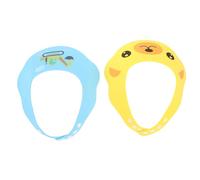 UPKOCH Lot de 2 bonnets de bain souples et réglables pour shampoing, douche, bain, protection pour tout-petits, bébés, enfants, nouveau-nés