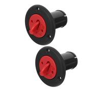 UPKOCH Lot De 2 Bouchons À Vis pour Réservoir D'Essence De Caravane Ou De Bateau Couvercle De Ventilation en Plastique Bouchon De Remplissage D'Essence De Bateau De