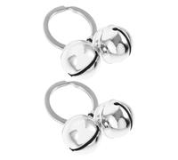 UPKOCH Lot De 2 Clochettes Décoratives Pour Colliers De Chien Et De Chat Accessoires En Métal Son Clair Pour Le Suivi Pendentif En Métal Pour Promenade Et Usage Domestique