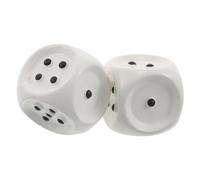 UPKOCH Lot de 2 Dés en Braille Tactiles Accessibles, avec Points en Relief pour Une Identification Facile, 2 Cm / 0,8 Pouce. Petits Dés en Plastique pour Les Jeux Destinés Aux Personnes Aveugles Et