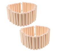 UPKOCH Lot de 2 Échelles en Bois pour Petits Animaux, Jouet d'escalade en Bois Naturel, 6x40 Cm, pour Cage Hamster, Chinchilla et Rat, Jouet Interactif D'enrichissement pour Rongeurs