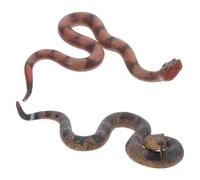 UPKOCH Lot De 2 Faux Serpents Réalistes Figurines d'animaux Réalistes pour Farces Décorations d'halloween Éducatifs