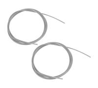 UPKOCH Lot de 2 Ficelles D'enfilage en Câble Acier Gainé Solide pour Filet Basket-Ball, Accessoires Filet à Arceau Résistants Usage Intérieur et Extérieur, Remplacement Panier