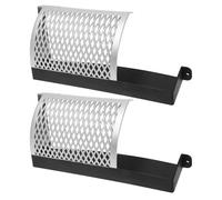 UPKOCH Lot de 2 Filets de But de Remplacement pour Foot, Bac Porte-balles en Plastique Noir, Maille Résistante, Accessoires Foot pour Jeu en Famille, Réparation et Organisation de Table