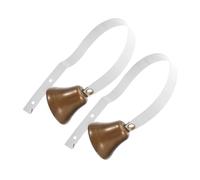 UPKOCH Lot De 2 Sonnettes Murales pour Chien Cloches De Porte Suspendues pour Chiens Clochettes pour L'Apprentissage De La Propreté des Chiots Clochettes Blanches