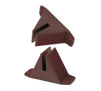 UPKOCH Lot De 2 Supports De Clôture De Jardin Séparateur De Pièce Support D'Écran De Confidentialité Support Triangulaire Pieds De Support De Clôture Support De Clôture De