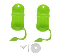 UPKOCH Lot De 2 Supports De Squelettes De Seiche pour Perroquets, Outil d'alimentation Stable en Plastique Léger, Taille Moyenne, Adapté pour Cages d'oiseaux, Nourrissage Facile des Volatiles