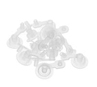 UPKOCH Lot de 20 Embouts de Gonflage Rapides Transparents en PVC, Diamètre 27 Mm, Accessoires Universels pour Bouées, Matelas Pneumatiques et Jouets Aquatiques, Adaptés la Piscine