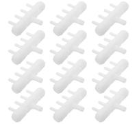 UPKOCH Lot de 20 Répartiteurs D’air pour Aquarium 4 Sorties Blanc 8 Mm à 4 Mm, Vanne de Contrôle du Débit D’air, Séparateur de Pompe à Air pour Aquarium, Accessoires pour