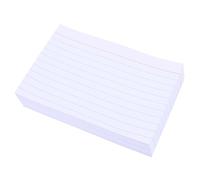 UPKOCH Lot de 200 Fiches de Usage Polyvalent pour Étudiants Taille Portable en Papier Lignées Format Américain en et Planning