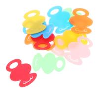 UPKOCH Lot de 24 Cache-clés en Silicone Colorés pour Identification Clé Rapide et Organisation des Clés la Maison Bureau