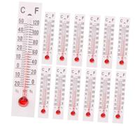 UPKOCH Lot de 25 Thermomètres Miniatures en Carton Blanc, Décor pour Maison de Poupée, Modèles Réalistes de Jauges de Température, Accessoire Micro-décor Intérieur, Ornement Miniature