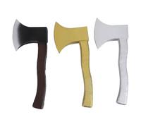 UPKOCH Lot de 3 Fausses haches pour Halloween - Accessoires de déguisement réalistes pour Enfants, Parfaits pour Une fête costumée sur Le thème des bûcherons, des Vikings ou Pirates. Idéal pour