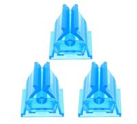 UPKOCH Lot de 3 Presse-Dentifrices Manuels en Plastique Bleu Distributeur Rotatif pour Tube de Dentifrice Accessoire Compact pour Salle de Bain Pratique et Facile à Utiliser