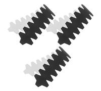 UPKOCH Lot De 3 Protections pour Tête De Raquette De Tennis Protection du Bord Supérieur Housse De Raquette De Pickleball en PU