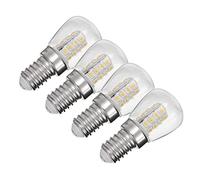 UPKOCH Lot De 4 Ampoules Led Réfrigérateur E14 3w 220v Verre Transparent Économie D'énergie Pour Appareils Électroménagers Usage Réfrigérateur Durée Longue