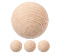 UPKOCH Lot de 4 Boules de Croquet en Bois de Rechange pour Jeux de Croquet, Jouet interactif pour Enfants, Jeux de Plein air en Famille, activités sur pelouse