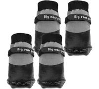 UPKOCH Lot de 4 Chaussons Anti-Rayures pour Chat, Couvre-Griffes pour Chien, Chaussures tricotées pour Animaux de Compagnie, pour Nourrir, soigner, toiletter, se Baigner, se raser, vérifier, Couper