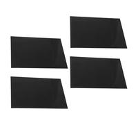 UPKOCH Lot de 4 feuilles d’aluminium anodisé noir A4 0,2 mm pour gravure sur feuilles d’aluminium, plaques de gravure en aluminium pour home decoration et signage