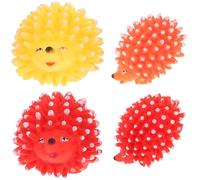 UPKOCH Lot de 4 Jouets à Mâcher pour Chat en Vinyle Jouets Couineurs Interactifs Forme Hérisson Anti-Morsure Couleur Aléatoire D’Exercice pour Animaux de Compagnie Couleur Aléatoire