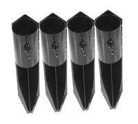 UPKOCH Lot de 4 Piquets en Fer Robustes pour Lampes Solaires D’éclairage Extérieur, Accessoires de Remplacement Compacts et Résistants au Vent pour Jardin et Pelouse, Fixation Pratique