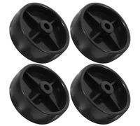 UPKOCH Lot de 4 roulettes Universelles Noires 76 CM pour Chariot Chauffant Roues Doubles en Plastique Compatibles Chauffages de Terrasse et Étagères de Rangement Mobilité Extérieure