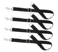 UPKOCH Lot De 4 Sangles Pour Seau À Cheval Sangles Pour Seau À Eau Accessoires Pour Stalles Sangles Pour Seau Porte-Seau Sangles De Suspension Boucle De Toilettage Nylon Noir