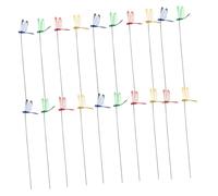UPKOCH Lot de 40 Piquets De Jardin 3D en Forme De Libellule Décorations De Jardin Colorées pour L'Extérieur L'Intérieur Le Pot De Fleurs Le Chemin