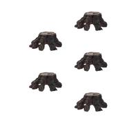 UPKOCH Lot De 5 Troncs d'arbre Creux en Résine pour Aquarium Cachette pour Reptiles Poissons Tortues Décorations pour Aquarium Château Poissons Betta Accessoires pour Aquarium