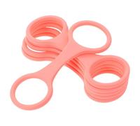 UPKOCH Lot de 6 Clips de Maintien pour Tuba en Silicone Rose, Système de Fixation à Dégagement Rapide Compatible Masque de Plongée, Accessoire Pratique pour Plongée et Snorkeling