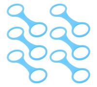 UPKOCH Lot de 6 Clips de Plongée en Silicone pour Masque et Tuba Design Flexible, Fixation Sécurisée, Accessoires pour Activités sous-Marines en Famille Groupe