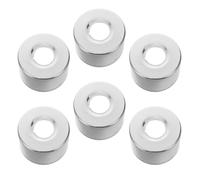 UPKOCH Lot de 6 Rosaces de Protection en Acier Inoxydable pour Main Courante de Piscine 3/4 Pouces Cache-Tubes Décoratifs et Sécuritaires pour Rambarde D'échelle, Installation