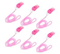 UPKOCH Lot De 6 Sifflets pour Pochettes Cadeaux Sifflets Puissants De 120 en Plastique pour La Formation des Enseignants