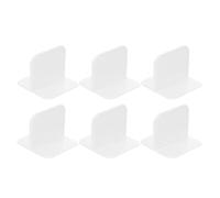 UPKOCH Lot de 6 Stabilisateurs de Clôture pour Garçon et Filles en Plastique Blanc, Support Antidérapant pour Sol et Mur, Accessoires Sécurisés pour Chambres D'intérieur