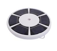 UPKOCH Lumière Solaire de mât de Drapeau Couleur Monter pôle de Plein air Dehors Lampe de mât Solaire poteaux Lumineux extérieurs éclairage extérieur lumières pour l'extérieur Blanche