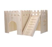 UPKOCH Maison en pour Hamsters et Rongeurs Cachette Décorative Plusieurs Chambres Facile à Nettoyer pour Cochons d'Inde et Environnement Confortable pour Petits Animaux