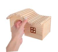 UPKOCH Maison pour Chinchilla Et Cochon Cachette Naturel pour Hamster Habitat pour Petits Animaux Favorisant Et Sécurité