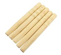 UPKOCH Manches en Bois pour Outils de Jardinage 5 Pièces, Accessoires de Remplacement pour Pelle, Binette et Houe, Manches en Bois Dur 28 Cm, Usage Domestique et Agricole