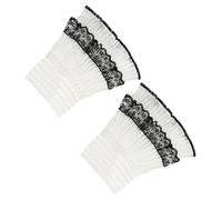 UPKOCH Manchettes Dentelle Amovibles pour Robe Mariage Accessoires Décoratifs pour Chemise Style Romantique pour Tenue Cérémonie et Robe Soirée