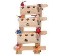 UPKOCH Mangeoire Suspendue pour Perroquet Alimentation Recherche de Nourriture Seau de Stockage pour Cacahuètes et Friandises Accessoire de Cage pour Exercices et Stimulation Mentale