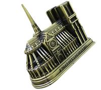 UPKOCH Maquette Cathédrale Notre-Dame Décoration, en Alliage | Style Vintage Raffiné, Objet de Collection, pour Bureau, Étagère, Bar, Photographie et Souvenir