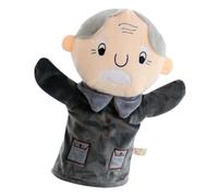 UPKOCH Marionnette à Main Grand-père en Tissu Doux pour Garçon et Filles et Tout-Petits, Éducatif Familial, Marionnettes pour Bébés 2-4 Ans, Accessoire Léger pour Jeux et Contes