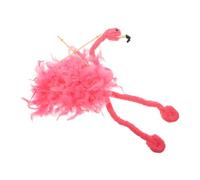 UPKOCH Marionnette Flamant Rose Peluche avec Fils Marionnette Main Interactif pour Spectacles et Jeux Éducatifs Accessoire Animal Peluche