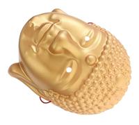 UPKOCH Masque de Bouddha Doré Léger pour Déguisement Carnaval Cosplay Masque de Fête Multifonction Ouvertures Yeux Accessoire de Fête Adulte pour Soirées Costumées et Spectacles