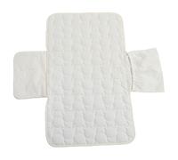 UPKOCH matelas à bébé de mouillage de lit matelas à étanche petit tapis imperméable Pads étanches PAD TEMPS PLACE tapis de jeu pliant coton blanche