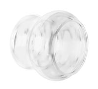 UPKOCH Mini Aquarium de Bureau Compact 16 Cm Diamètre, Aquarium à Microfaune en Verre Haute Transparence, Adapté aux Crevettes, Escargots et Plantes Aquatiques pour Décoration Intérieure